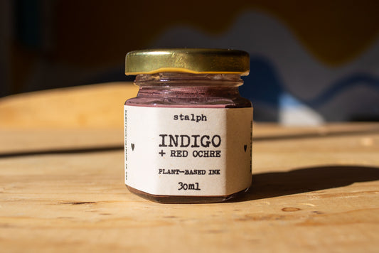 Plant-Based Ink Indigo + Red Ochre
