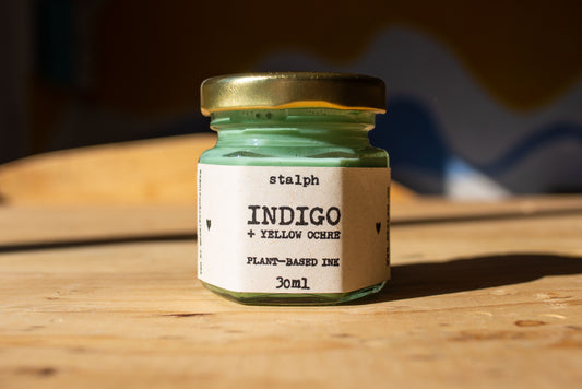 Soil-Based Ink Indigo + Yellow Ochre