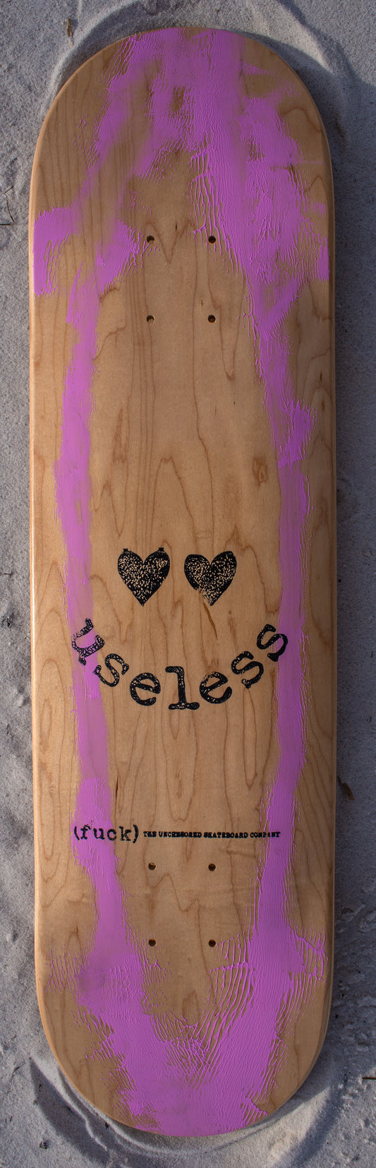 useless(fuck) Pink Line Smile 8.13 Deck