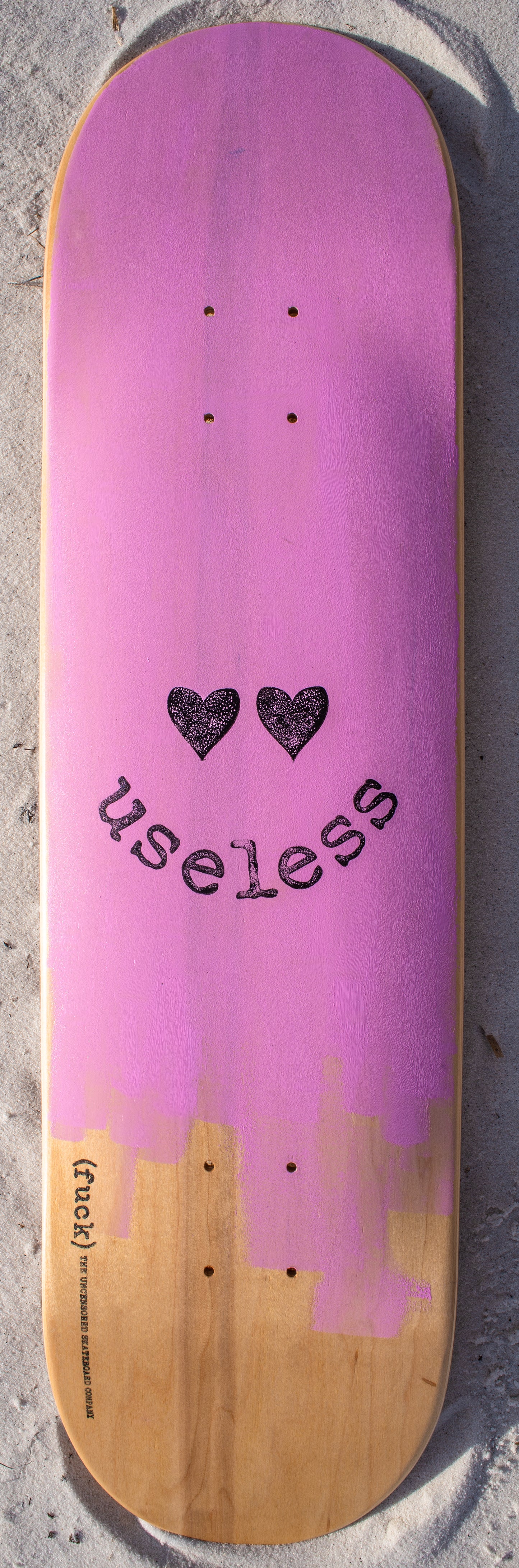 useless(fuck) Pink Smile 8.25 Deck