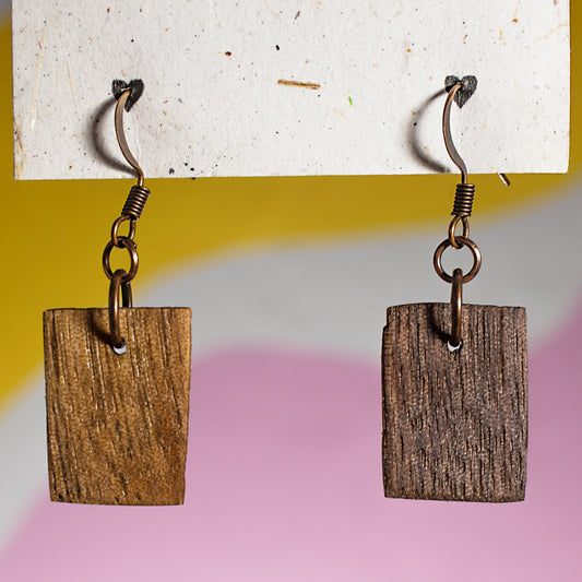 wood(ears) Earrings III