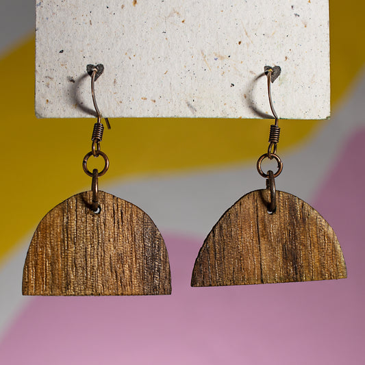 wood(ears) Earrings V