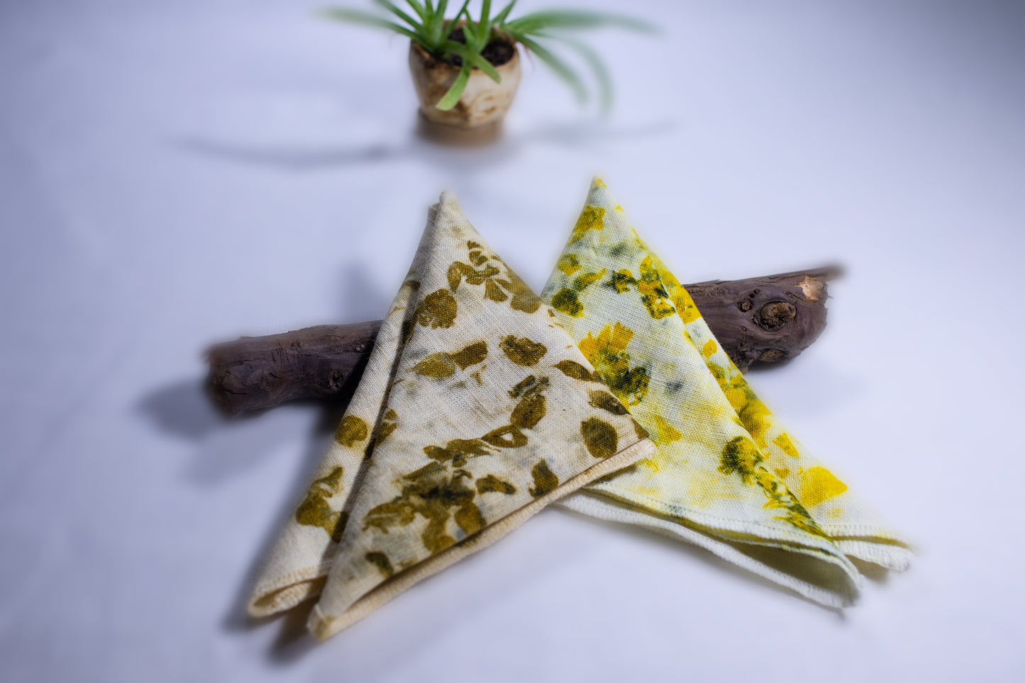 Eco-Printed Handkerchiefs