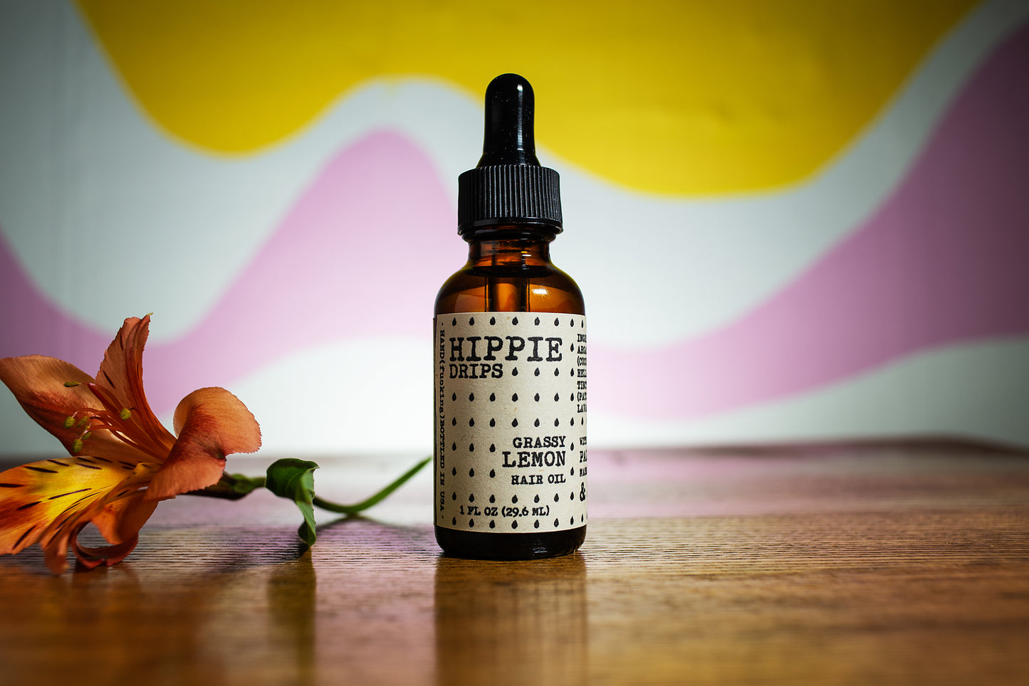 Hippie Drips Grassy Lemon Hair Oil