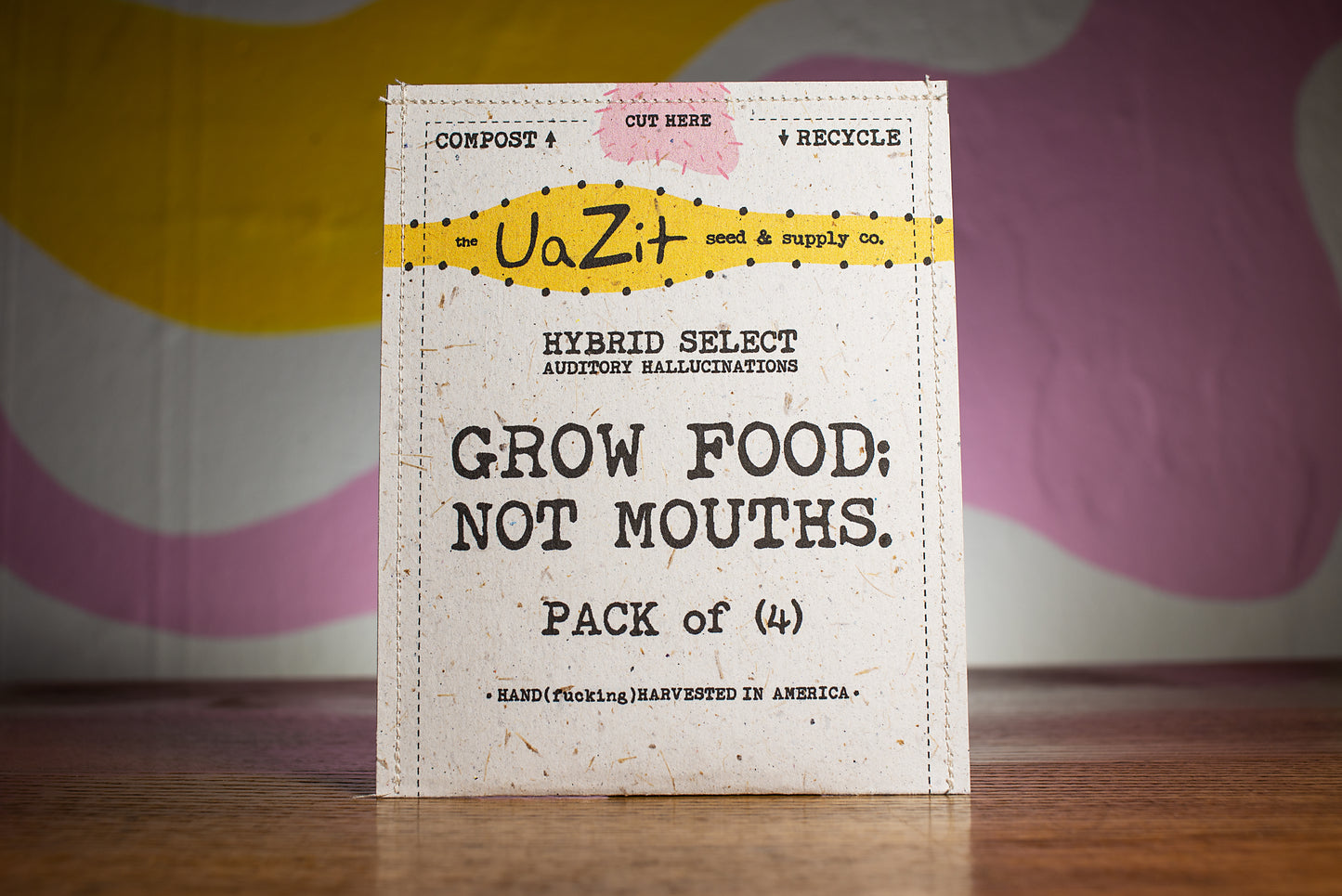 UaZit - GROW FOOD; NOT MOUTHS Seed Pack