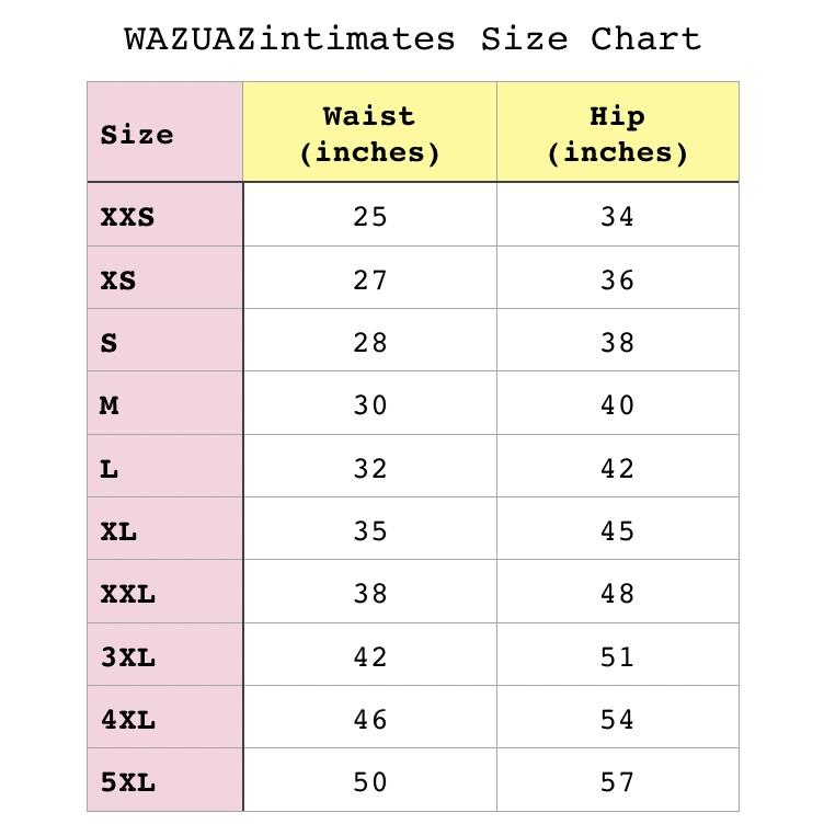 WAZUAZintimates High Rise Brief 3-Pack