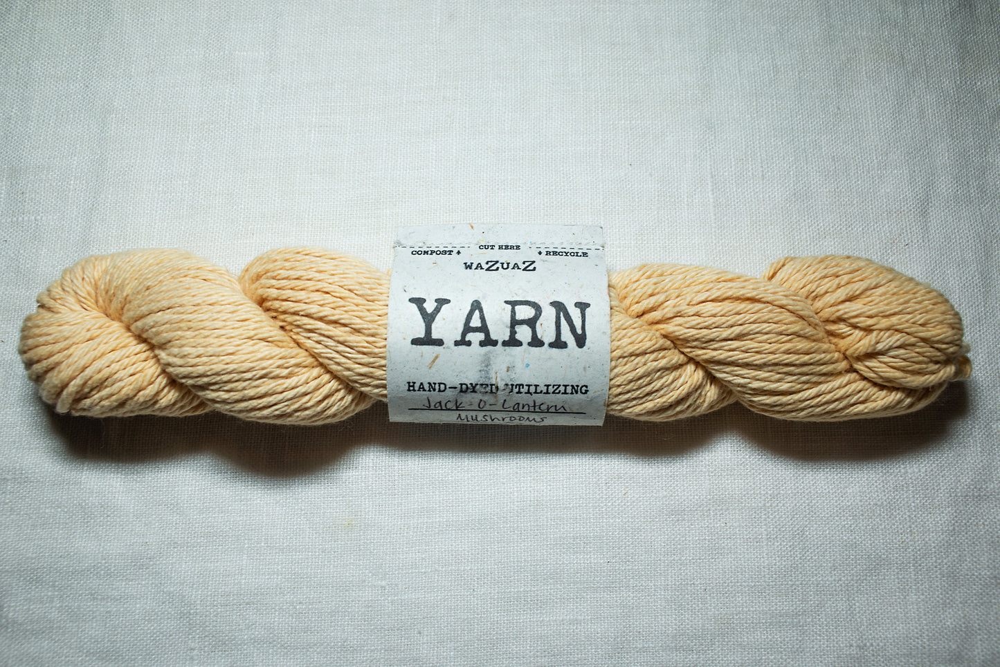 Naturally Dyed Mushroom Yarn